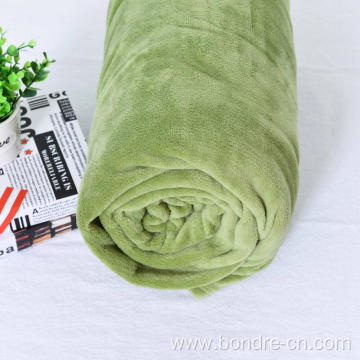 Solid Color Polar Fleece Spring Summer Blankets